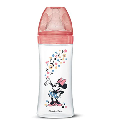 DODIE Flasche 330 ml Sauger 3 schneller Durchfluss 6 m+ DISNEY MINNIE