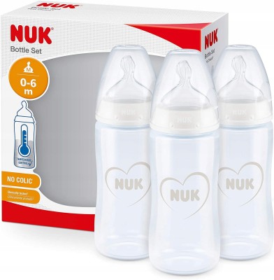NUK First Choice+ Flaschenset 3x 300 ml 0-6 Monate