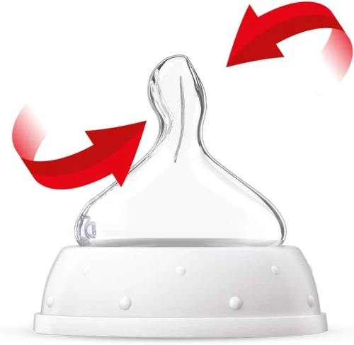 NUK First Choice+ Flasche 300 ml Sauger M mittlerer Durchfluss Temperaturanzeige