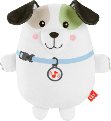 FISHER-PRICE Snuga Puppy Kuscheltier mit Melodien und Vibrationen WELPE 18 cm