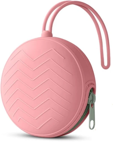 AOLSO universelle Silikon-Schnullertasche Durchmesser 9 cm