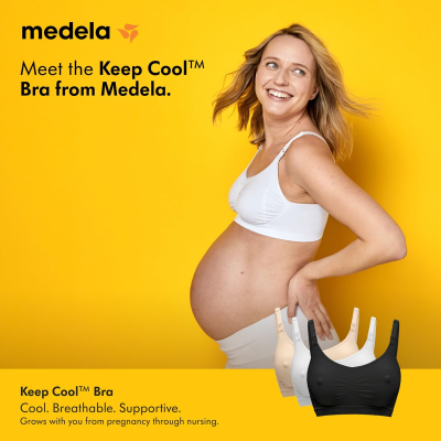 MEDELA KEEP COOL ULTRA nahtloser Still-BH Größe L
