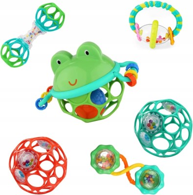 BRIGHT STARTS Little Shakers Spielzeugset für Babys 6 Stück 0+