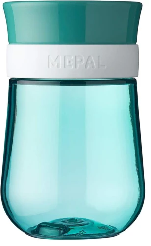 MEPAL Trainer Cup Trinklernbecher auslaufsicher 360 Grad Mundstück 300 ml 9 Monate+