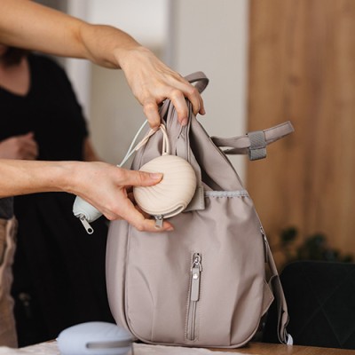 AKUKU Silikon-Schnullerbox für 2 Schnuller BPA-frei