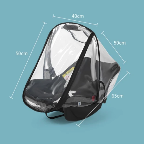 UNIVERSELLE REGENSCHUTZFOLIE für Babyschale Gruppe 0