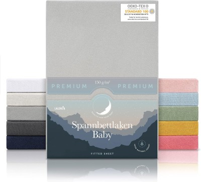 LALENI Spannbettlaken für Kinderbett MAXI 50x89