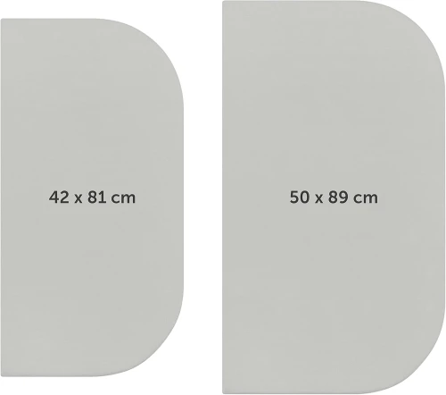 LALENI Spannbettlaken für Kinderbett MAXI 50x89