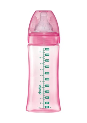 DODIE Flasche 330 ml Sauger 3 schneller Durchfluss 6 m+
