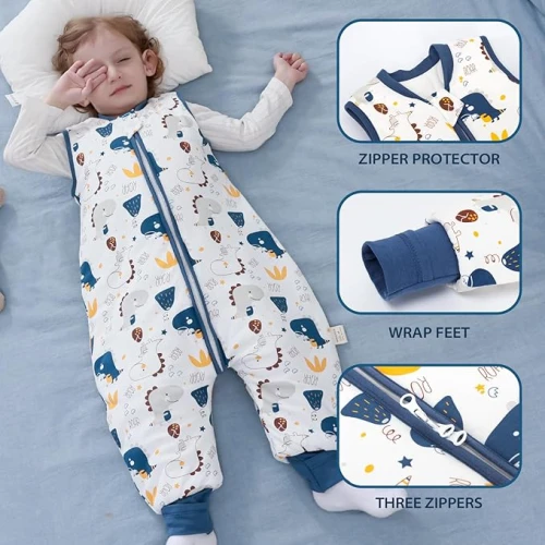 MIKAFEN Winterschlafsack 2,5 TOG XL 4-5 Jahre