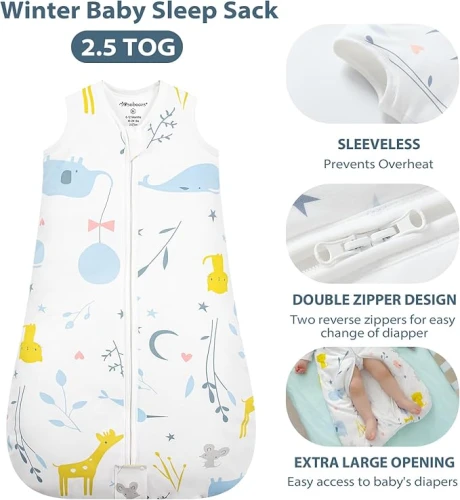MOSEBEARS Schlafsack 2,5 TOG 12-18 Monate
