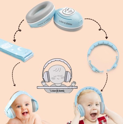 LILIAN &amp; GEMA 2in1 Gehörschutz-Kopfhörer mit 25 dB Schalldämmung + Eule Etui