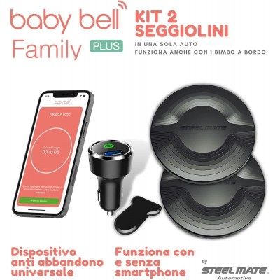 BABY BELL Drucksensor Unterlage für Autositz BLUETOOTH x2