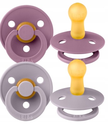 BIBS COLOUR Beruhigungssauger 2er-Pack Kautschuk 6 Monate+