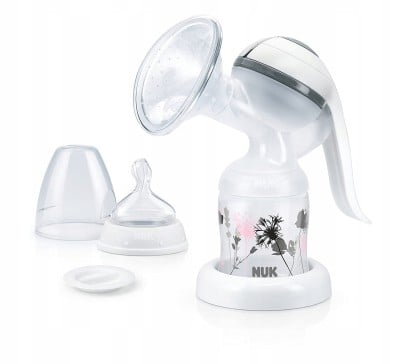 NUK Jolie Handmilchpumpe mit Milchbehälter