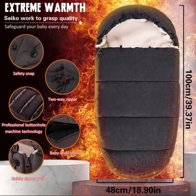 universeller warmer Fußsack für Kinderwagen 0-3 Jahre