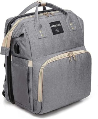 LEOGREEN Windelrucksack und Zubehör mit Wickelauflage