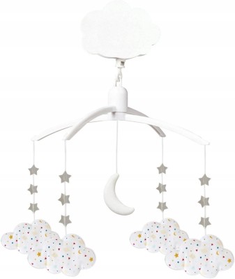 TROUSSELIER Wolken Mobile für Babybett mit Spieluhr Mozart