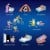 PABOBO Little Moon tragbare LED Nachtlampe 6,5 cm