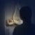 PABOBO Little Moon tragbare LED Nachtlampe 6,5 cm