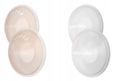 SUAVINEX Milchsammelschalen und Schutzhüllen für Stillende