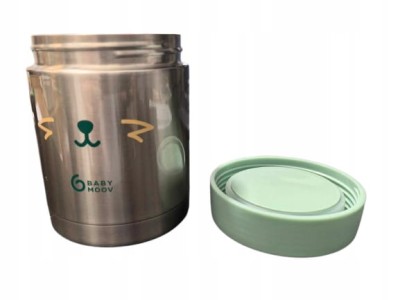 BABYMOOV Eat's Isy THERMOS SPEISEBEHÄLTER aus Edelstahl 350 ml