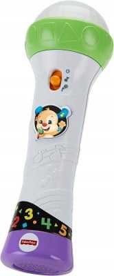 FISHER-PRICE FBP32 interaktives Mikrofon für Kinder JĘZYK NIEMIECKI