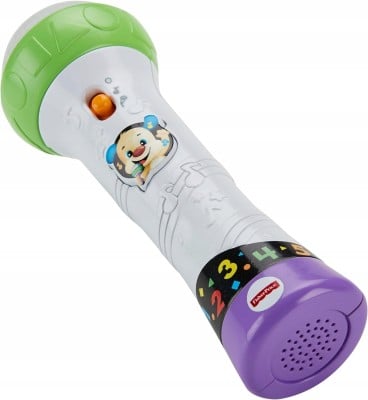 FISHER-PRICE FBP32 interaktives Mikrofon für Kinder JĘZYK NIEMIECKI