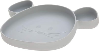 LASSIG Little Chums Silikonteller mit Saugnapf