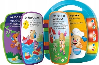 FISHER-PRICE CDH40 elektronische Lernbuch Deutsch