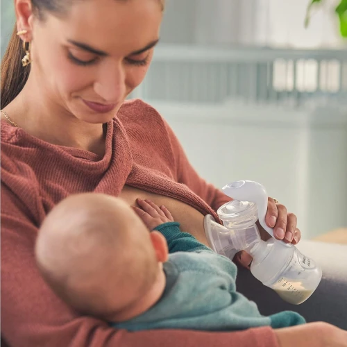 PHILIPS AVENT Natural SCF430/60 Handmilchpumpe +Zubehör