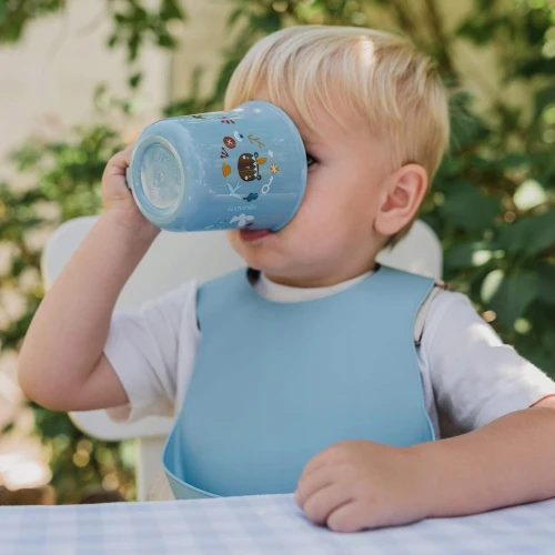 SUAVINEX Geschirrset Teller Becher Löffel