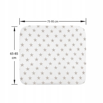LILLY&amp;BEN Frottee Wickelauflagenbezug 50x70 x2