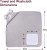 MOMCOZY Kapuzenhandtuch x2 76x76 +6 24x24 Waschlappen
