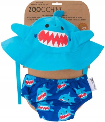 ZOOCCHINI Schwimmwindel und Hut 3-6 Monate