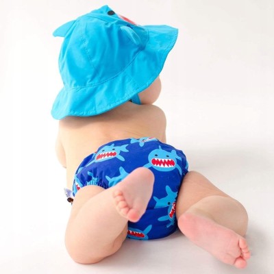 ZOOCCHINI Schwimmwindel und Hut 3-6 Monate
