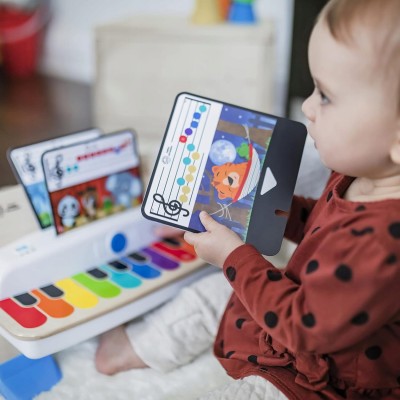 HAPE BABY EINSTEIN Holz Klavier Touch mit 5 Musikkarten