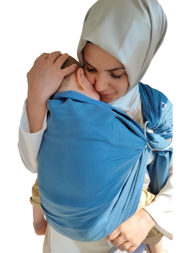 SHABANY Ringsling zum Tragen von Babys aus Bio-Baumwolle
