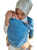 SHABANY Ringsling zum Tragen von Babys aus Bio-Baumwolle