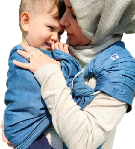 SHABANY Ringsling zum Tragen von Babys aus Bio-Baumwolle