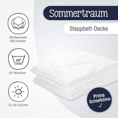 JULIUS ZOLLNER Steppdecke 100x135 3TOG